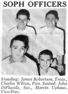 Sophomore Class Officers (March 1956)