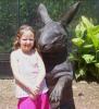 Mandy and a Giant Rabbit (June 27, 2008)