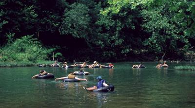 Tubers on the Cahaba (c. July 2003)