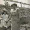 Carol and Thelma on Upper Terrace  (c. 1950)