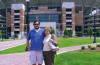 Carol and Thom in front of New Bryant-Denny  (c. 2007)