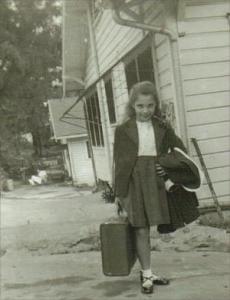 Carol Ready to Leave on a Trip  (c. 1951)