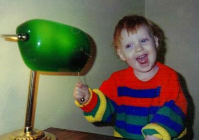 Jacob Playing with My Desk Lamp  (c. 1992)