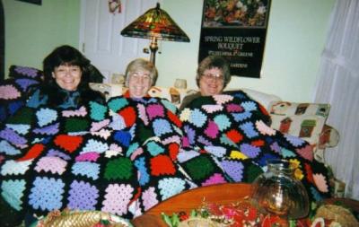 Three Teachers and that Same Afghan  (c. 2001)