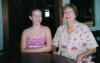 Sarah and Carol Seated at Motel in Panama City (c. 2004)