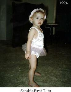 Sarah's First Tutu (c. 1994)