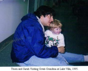 Sarah and Thom at Lake Villa (c. 1995)
