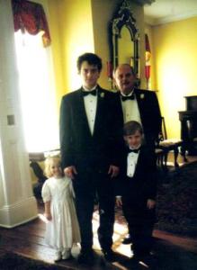 All Dressed Up for Thom's Wedding (c. 1996)