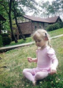 Sarah Picking Dandelions (c. 1996)