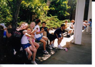 Third Grade Party at Clay Elementary (c. Spring 2003)