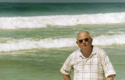 Pops at the Beach the Day before Katrina (c. 2005)