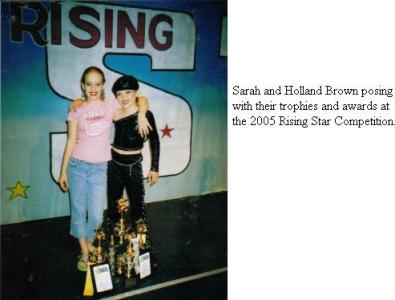 Holland and Sarah at Rising Star Competition  (c. 2005)