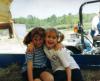 Brooke and Sarah on a Hay Ride (c. 2000)