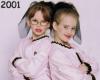 Sarah and Brooke as Pink Ladies  (April 2001)