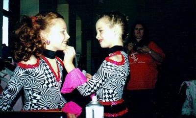 Brooke and Sarah Back-Stage (c. 2002)