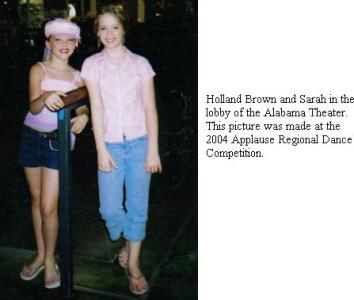 Sarah and Holland Brown at Nationals (c. 2004)