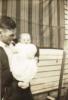 Warren Taylor with Baby Warren Francis (c. 1941)