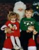 Jacob and Sarah and Santa Claus  (c. 1996)