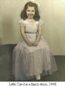 Carol Dressed for a Fancy Ball (c. 1948)