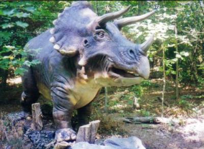 Triceratops at Nashville Zoo  (c. 1999)