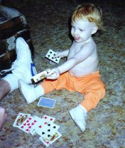 Jacob Shows His Winning Hand  (c. 1992)