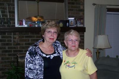 Carol and Life-Long Friend Carolyn Holder Thompson (July 14, 2007)