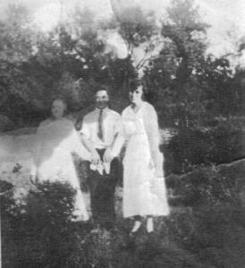 Sallie, Ansel, and Lula Tate (c. 1925)