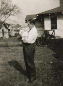 Bill Harvey and Baby Carol (December 19, 1943)